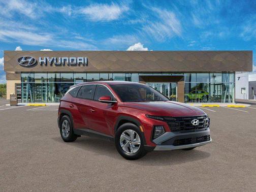 Ultimate Red 2026 Hyundai TUCSON Hybrid Blue SE