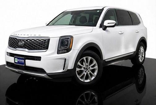 Glacial White Pearl 2021 Kia Telluride LX
