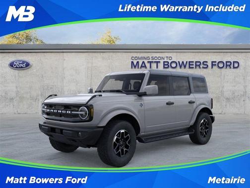 Avalanche Gray 2026 Ford Bronco Outer Banks