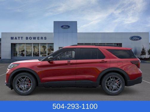 Rapid Red Metallic Tinted Clearcoat 2026 Ford Explorer ST-Line