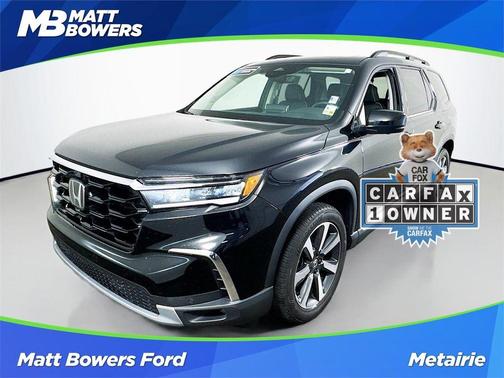 Black 2025 Honda Pilot Elite