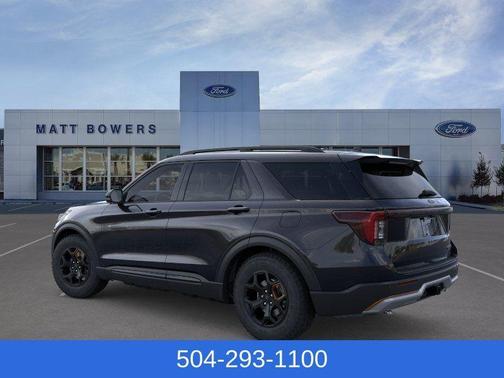 Agate Black Metallic 2026 Ford Explorer Tremor