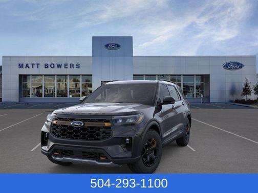 Agate Black Metallic 2026 Ford Explorer Tremor