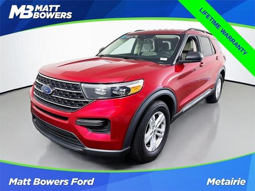 Red Metallic 2021 Ford Explorer XLT