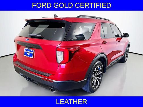 Red Metallic 2022 Ford Explorer ST-Line