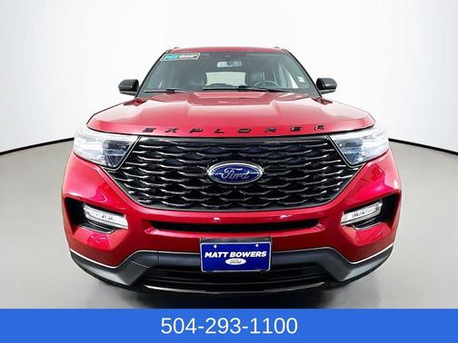 Rapid Red Metallic Tinted Clearcoat 2022 Ford Explorer ST-Line
