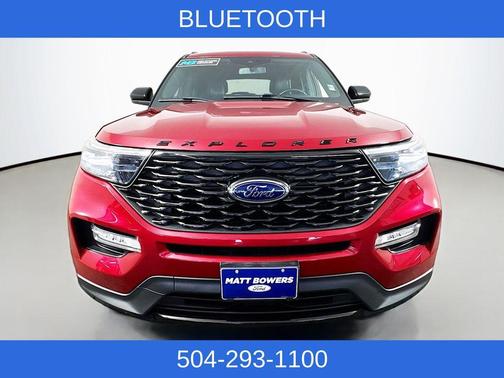 Rapid Red Metallic Tinted Clearcoat 2022 Ford Explorer ST-Line
