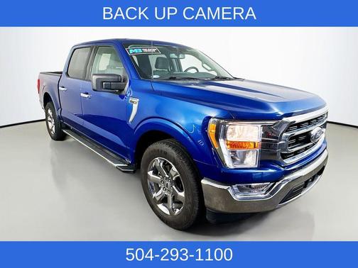 Atlas Blue Metallic 2022 Ford F-150 XLT