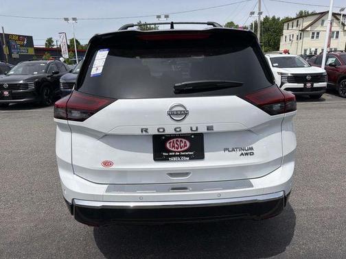 White / Black 2026 Nissan Rogue Platinum