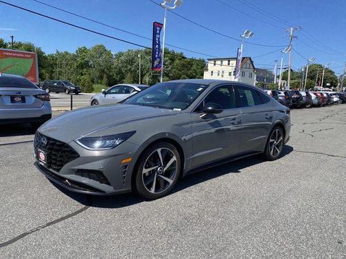 Hampton Gray 2021 Hyundai SONATA SEL Plus