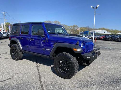Ocean Blue Metallic 2018 Jeep Wrangler Unlimited Sport