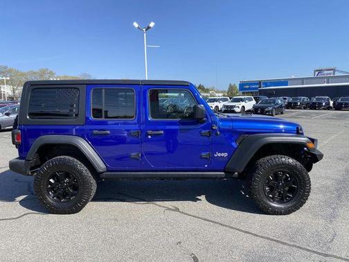 Ocean Blue Metallic 2018 Jeep Wrangler Unlimited Sport