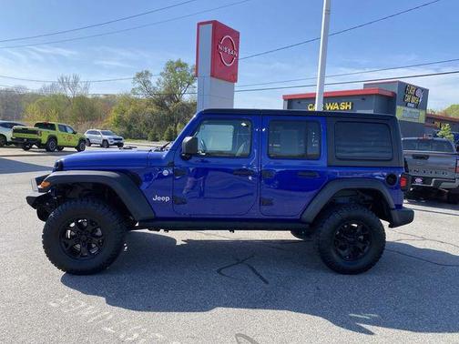 Ocean Blue Metallic 2018 Jeep Wrangler Unlimited Sport