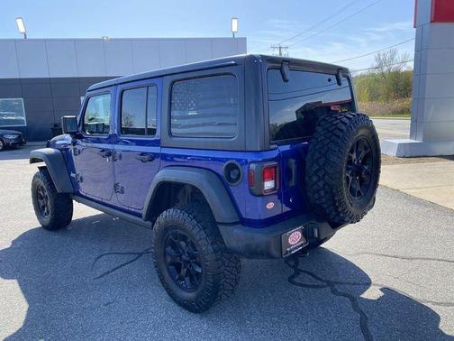 Ocean Blue Metallic 2018 Jeep Wrangler Unlimited Sport