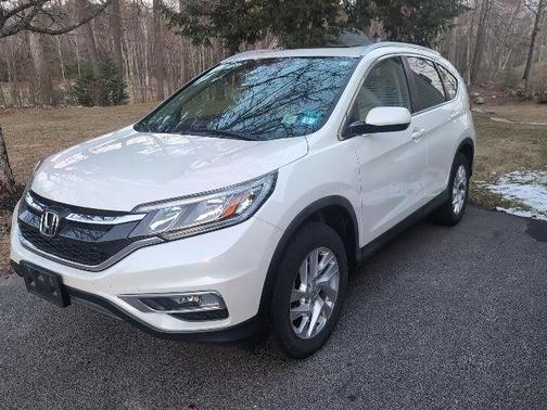 White Diamond Pearl 2015 Honda CR-V EX-L