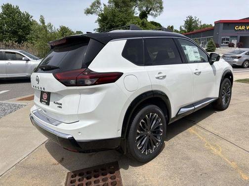 White / Black 2026 Nissan Rogue Platinum