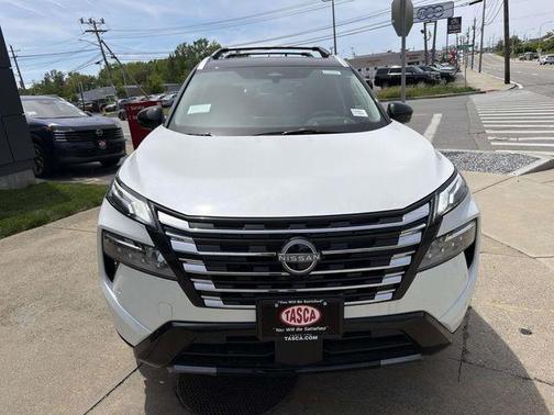 White / Black 2026 Nissan Rogue Platinum