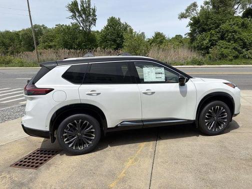 White / Black 2026 Nissan Rogue Platinum