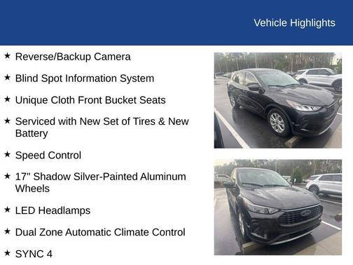 AGATE BLACK METALLIC 2023 Ford Escape ACTIVE