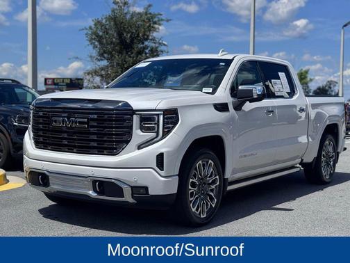 White Frost Tri-Coat 2024 GMC Sierra 1500 DENALI ULTIMATE