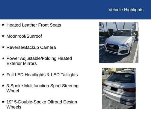 2018 Audi Q3 2.0T Sport Premium