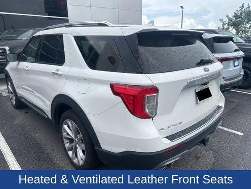 STAR WHITE MET TRI-COAT 2023 Ford Explorer PLATINUM