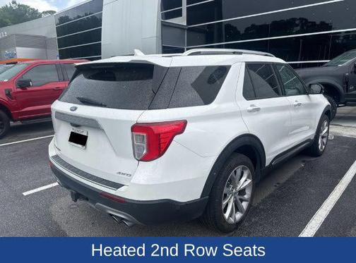 STAR WHITE MET TRI-COAT 2023 Ford Explorer PLATINUM
