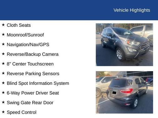 2020 Ford EcoSport SE