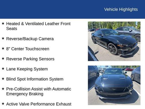 SHADOW BLACK 2022 Ford Mustang GT PREMIUM