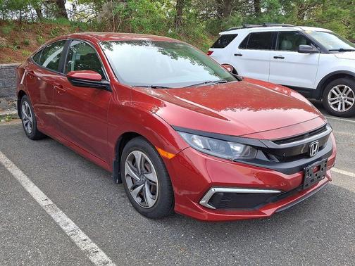 Molten Lava 2020 Honda Civic LX