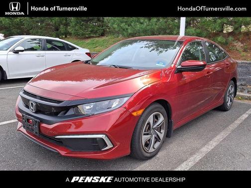 Molten Lava 2020 Honda Civic LX