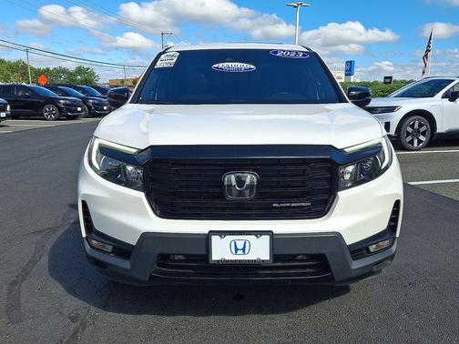 Platinum White Pearl 2023 Honda Ridgeline Black Edition