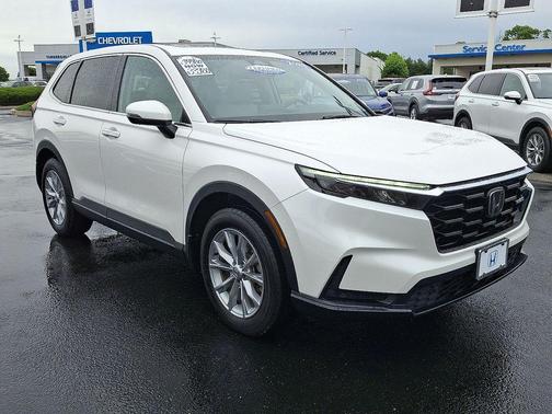 Platinum White Pearl 2023 Honda CR-V EX-L