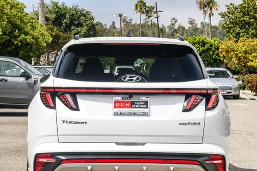 White Pearl 2024 Hyundai TUCSON Hybrid N Line
