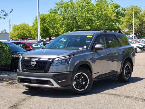 Gun Metallic 2025 Nissan Pathfinder Rock Creek 4WD