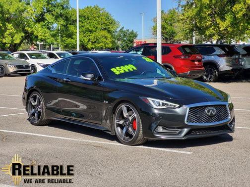 Midnight Black 2020 INFINITI Q60 3.0t Red Sport 400