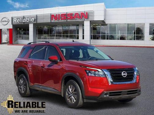 Scarlet Ember 2024 Nissan Pathfinder SV FWD