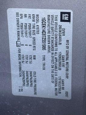 2007 Chevrolet Silverado 1500 Work Truck