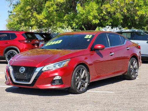 Scarlet Ember Tintcoat 2021 Nissan Altima Platinum Intelligent AWD