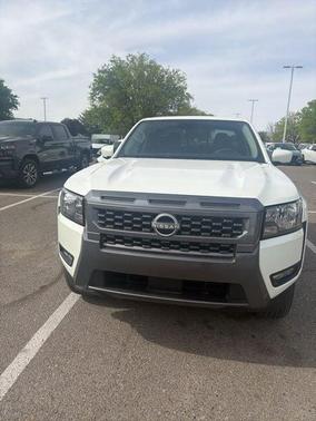 Glacier White 2025 Nissan Frontier SV