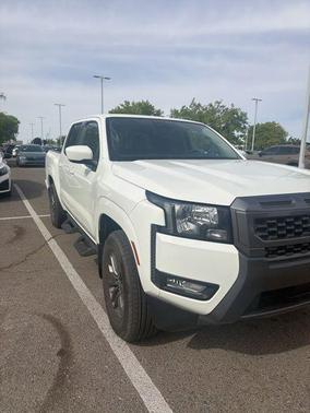 Glacier White 2025 Nissan Frontier SV