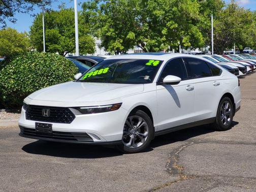 Platinum White Pearl 2024 Honda Accord EX