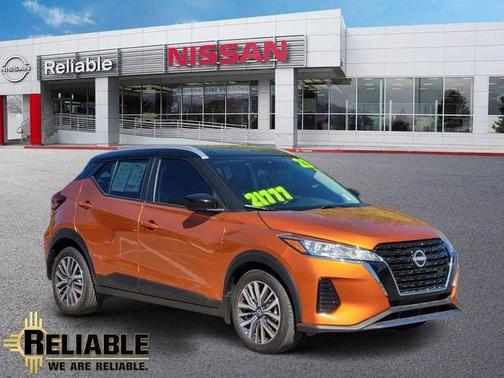 Monarch Orange Metallic/Super Black 2023 Nissan Kicks SV