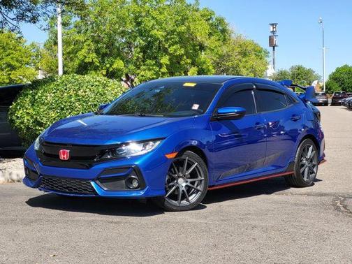 Aegean Blue Metallic 2020 Honda Civic Sport