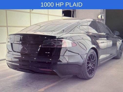 Solid Black 2021 Tesla Model S Plaid