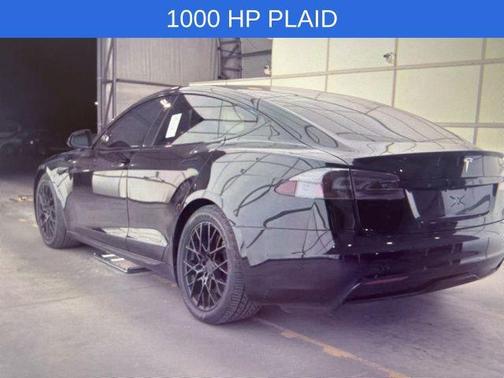 Solid Black 2021 Tesla Model S Plaid