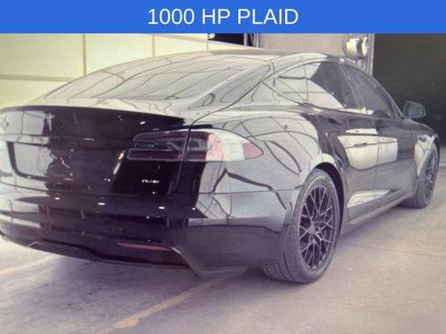 Solid Black 2021 Tesla Model S Plaid