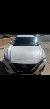 Aspen White Tricoat 2021 Nissan Sentra SV