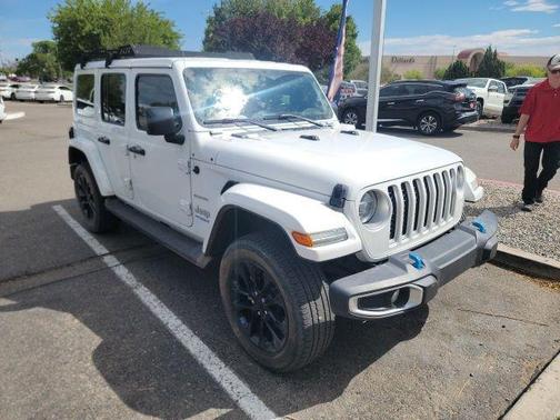 Bright White Clearcoat 2022 Jeep Wrangler Unlimited 4xe Sahara High Altitude