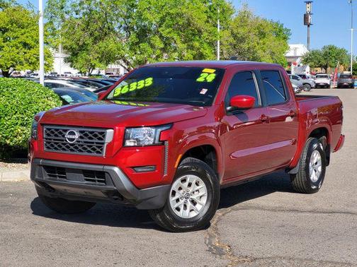 Cardinal Red Metallic Tricoat 2024 Nissan Frontier SV